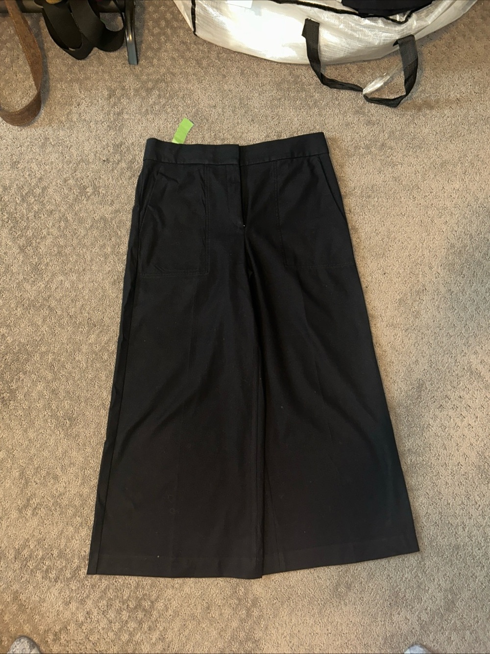 Ann Taylor Black Wide-Leg Pants